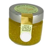 Perles d'Huiles d'Olive au Basilic ou Truffe blanche