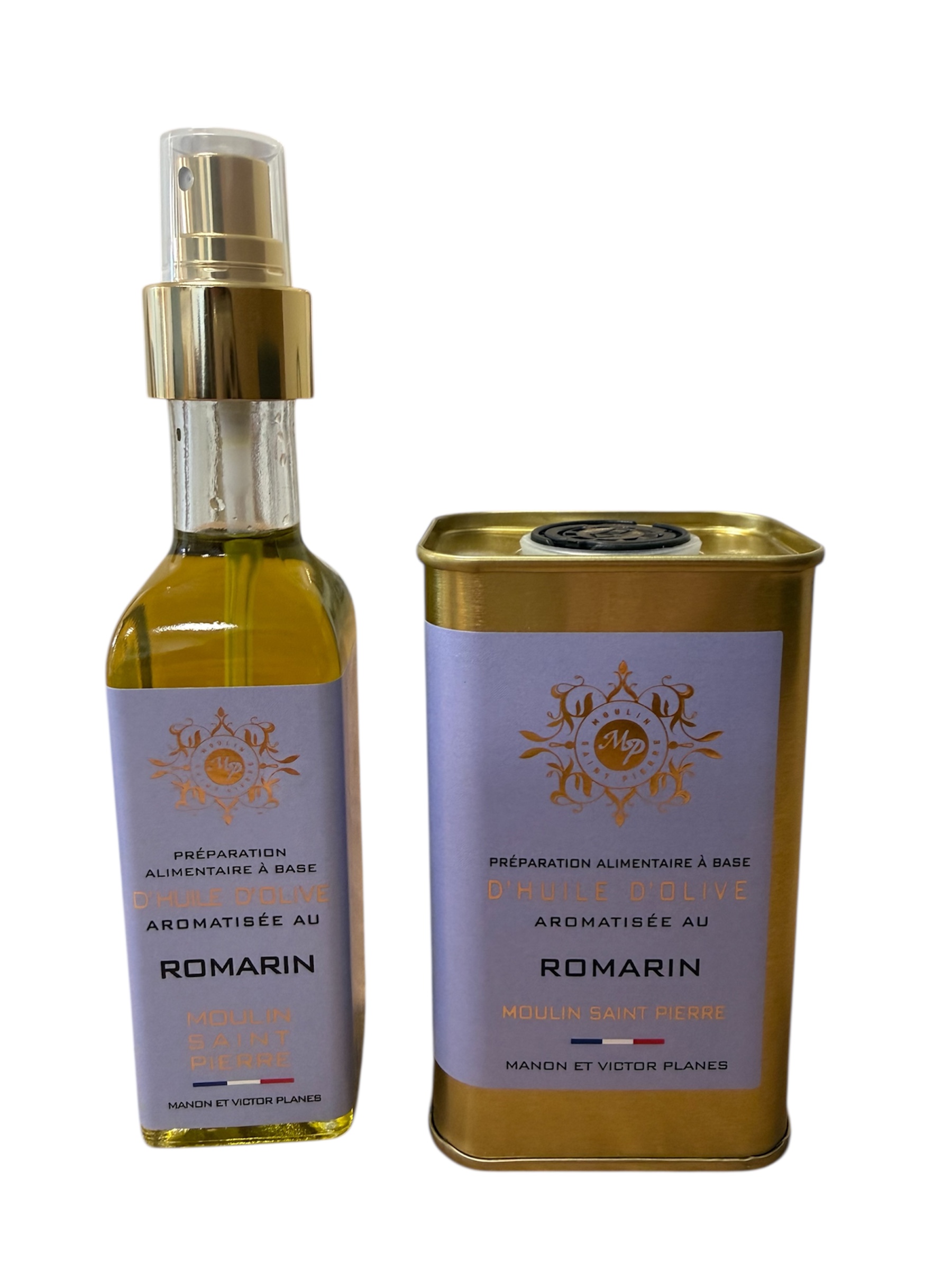 Huile d'olive au romarin