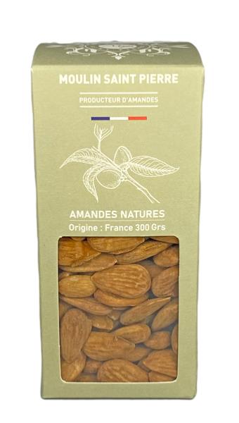 Amandes natures décortiquées 300 grs 