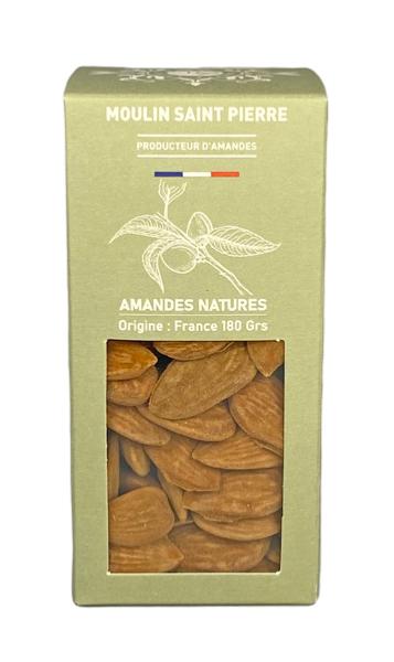 Amandes natures décortiquées 180 grs 